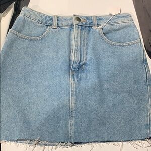 Denim Mini Skirt